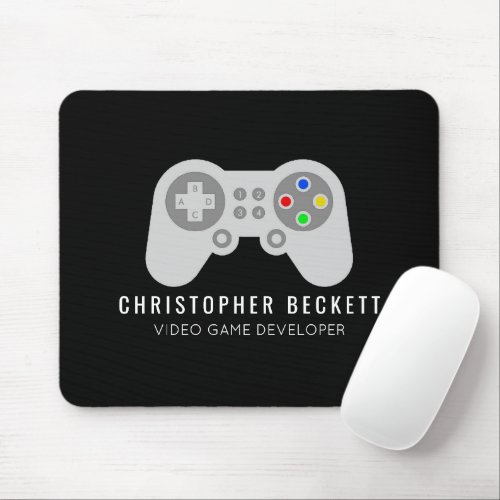 Modern Video Game Developer Designer Mouse Pad