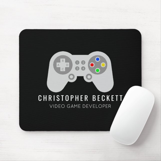 Modern Video Game Developer, Designer Mouse Pad (With Mouse)