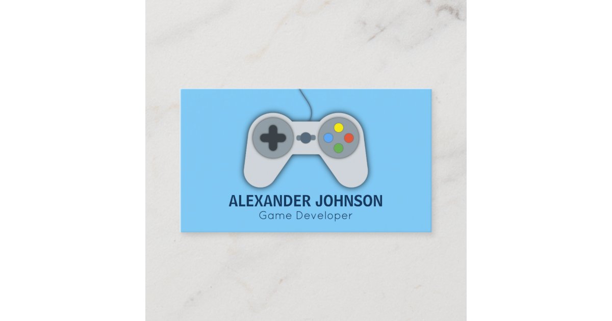 Video Game Developers Business Card