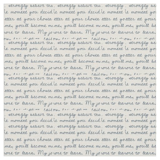 Modern vintage background with script text fabric