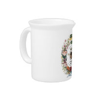 MODERN VINTAGE BOTANICAL QUEEN BEE BEVERAGE PITCHER