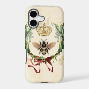 Modern Vintage Botanical Queen Bee iPhone 17 Case