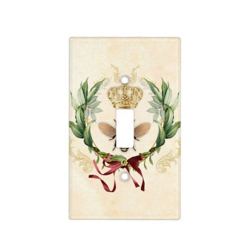 Modern Vintage Botanical Queen Bee Light Switch Cover