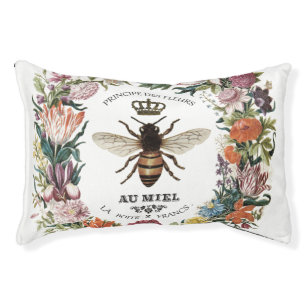 MODERN VINTAGE BOTANICAL QUEEN BEE PET BED