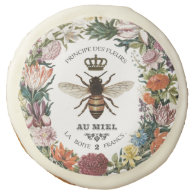 MODERN VINTAGE BOTANICAL QUEEN BEE SUGAR COOKIE