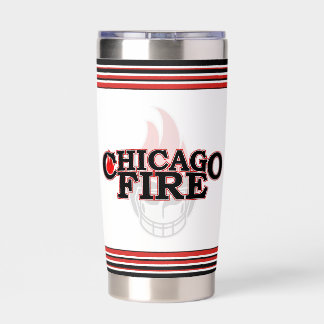 Modern Vintage Chicago Fire White Insulated Tumbler