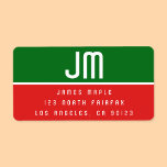 Modern Vintage Christmas Return Address Label<br><div class="desc">"Vintage inspired" return address labels.</div>