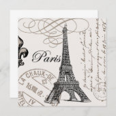 modern vintage Eiffel Tower (Front/Back)