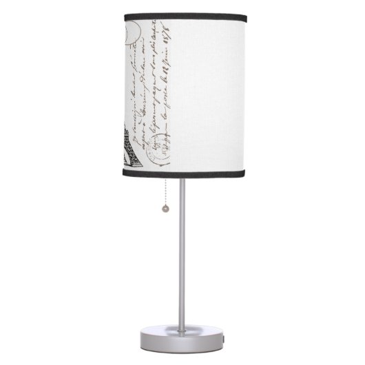 modern vintage Eiffel Tower Table Lamp (Right)