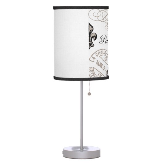 modern vintage Eiffel Tower Table Lamp (Left)