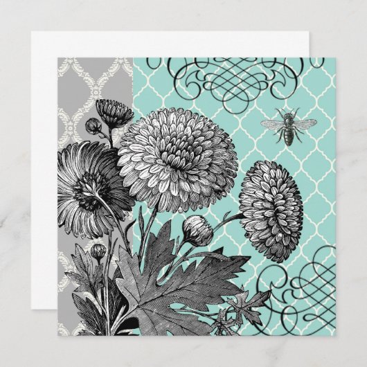 Modern vintage floral (Front/Back)