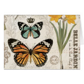 Modern vintage french butterflies (Front Horizontal)