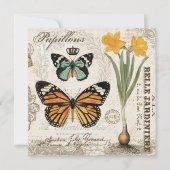 Modern vintage french butterflies (Front)