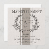 modern vintage french cafe (Front/Back)