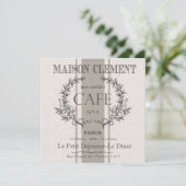 modern vintage french cafe (Standing Front)