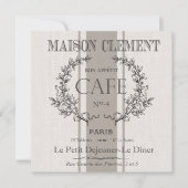 modern vintage french cafe (Front)