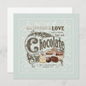 modern vintage french chocolates (Front/Back)