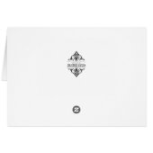 modern vintage french chocolates cards (Back Horizontal)