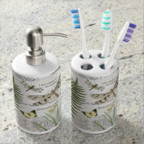 modern vintage french dragonfly bath set modern vintage french dragonfly bath set