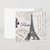 modern vintage french Eiffel Tower (Front/Back)