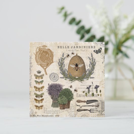 Modern Vintage French Farmhouse Bee (Standing Front)