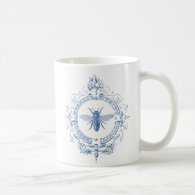Modern Vintage French farmhouse bee Coffee Mug