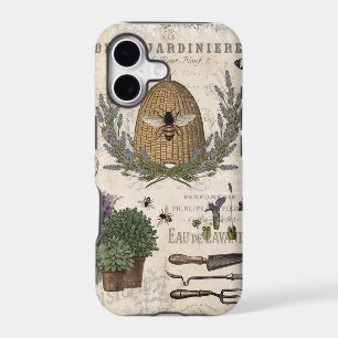 Modern Vintage French Farmhouse Bee iPhone 17 Case
