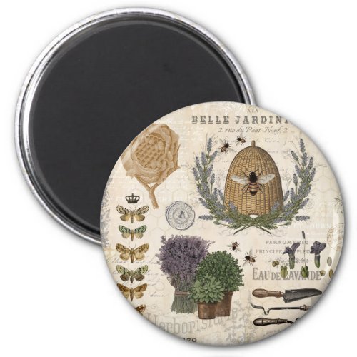Modern Vintage French Farmhouse Bee Magnet