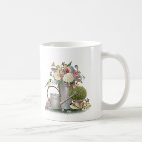 Modern Vintage french farmhouse flower garden Coffee Mug