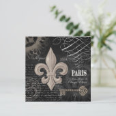 modern vintage french fleur de lis (Standing Front)