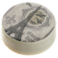 modern vintage french halloween Eiffel tower Chocolate Covered Oreo