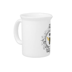 MODERN VINTAGE french queen bee Beverage Pitcher