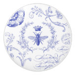 modern vintage french queen bee ceramic knob