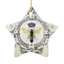 MODERN VINTAGE french queen bee Ceramic Ornament