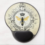 Modern vintage french queen bee gel mouse pad<br><div class="desc">Modern vintage french queen bee</div>