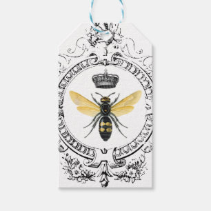 MODERN VINTAGE french queen bee Gift Tags