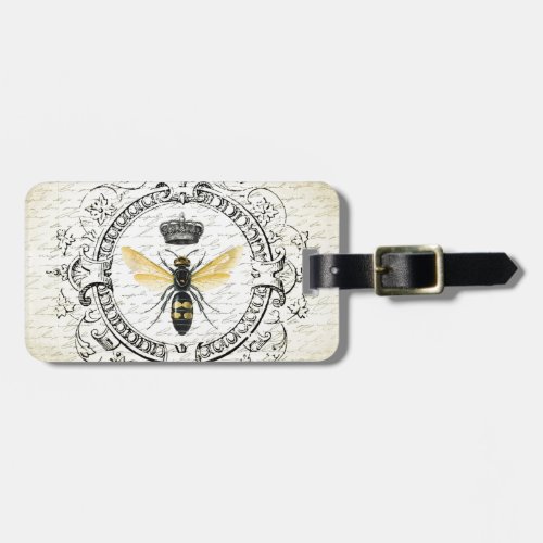 MODERN VINTAGE french queen bee Luggage Tag