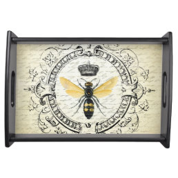 Modern vintage french queen bee serving tray