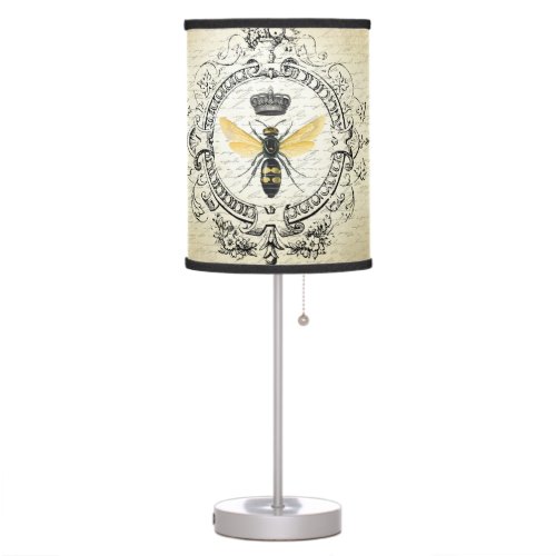modern vintage french queen bee table lamp