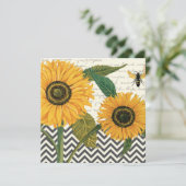 modern vintage french sunflower (Standing Front)