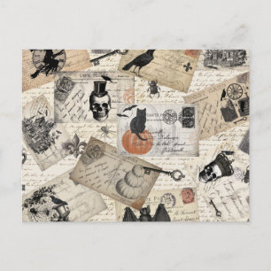Modern vintage Halloween postcards