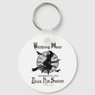 Modern Vintage Halloween witch Keychain