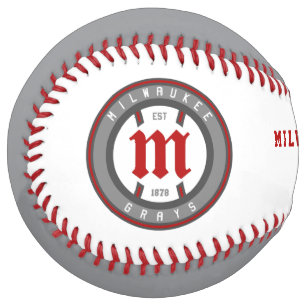 Modern Vintage Milwaukee Grays Tribute Softball