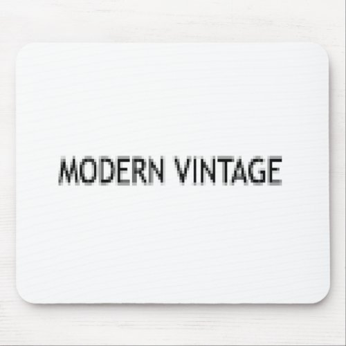 Modern vintage pixel style phrase mouse pad