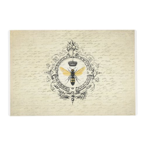 modern vintage queen bee placemat