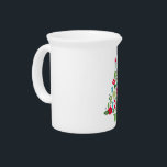 modern vintage retro christmas tree beverage pitcher<br><div class="desc">modern vintage retro christmas tree</div>