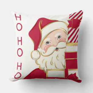 Modern Vintage Santa pillow