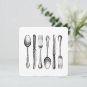 modern vintage silverware (Standing Front)
