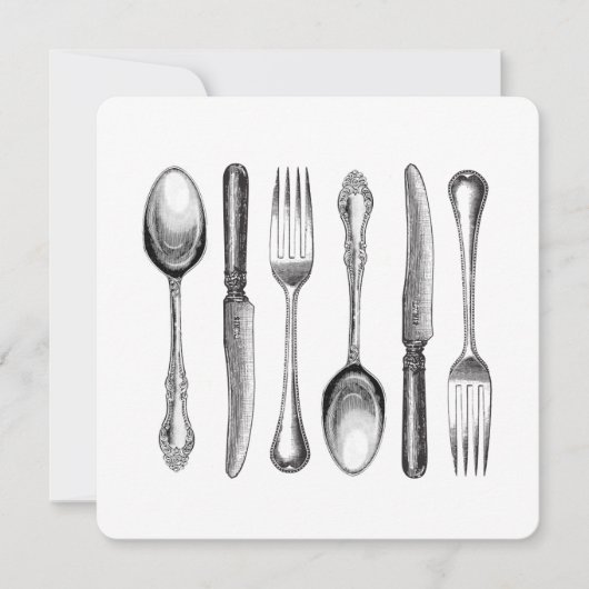 modern vintage silverware (Front)
