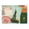 modern vintage travel collage